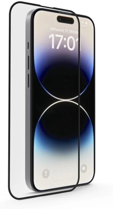 محافظ صفحه نمایش شیشه ای هاما Extreme Protect برای Apple iPhone 14 Pro Max، دارای ابزار نصب PSE محافظ صفحه نمایش شیشه ای هاما Extreme Protect برای Apple iPhone 14 Pro Max، دارای ابزار نصب PSE