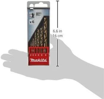 مجموعه مته های فلز HSS-CO ماکیتا مدل D-57168 | 6 عددی