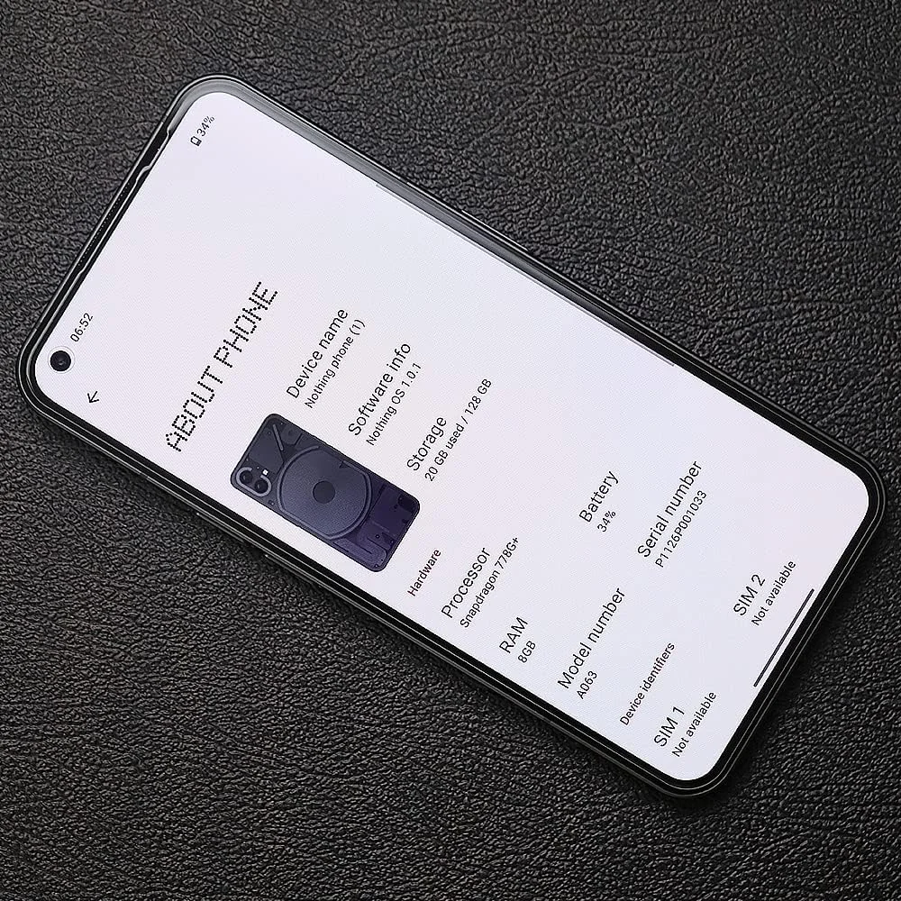 محافظ صفحه نمایش Ibywind برای گوشی Nothing phone (1) 5G (6.55 اینچ)، شامل 2 عدد شیشه حرارت دیده [نصب آسان]، سازگار با قاب، بدون حباب، مقاوم در برابر شکستن، سختی 9H، ضد خش