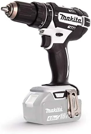 دریل چکشی 18 ولت LXT سری سفید (2x4.0 آمپر ساعت) در جعبه MAKPAC - MAKITA DHP482RMWJ