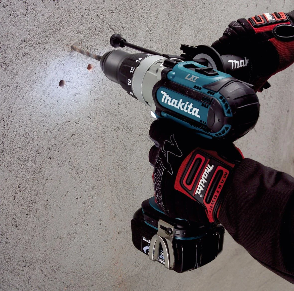 دریل چکشی شارژی ماکیتا مدل DHP451RMJ - دریل های چکشی شارژی (مشکی، آبی)