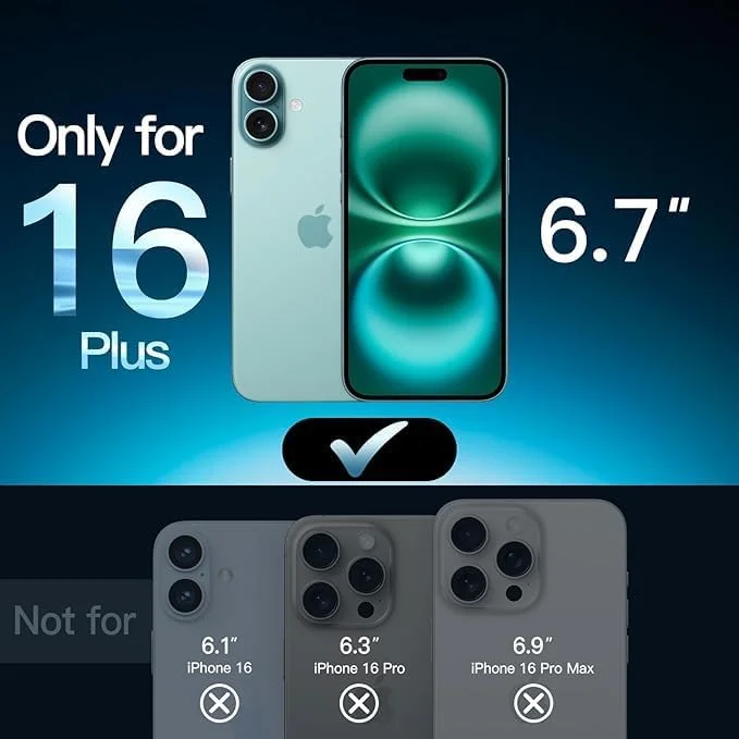 محافظ صفحه نمایش شیشه ای حرارت دیده برای قسمت جلویی و پشتی گوشی Apple iPhone 16 PLUS