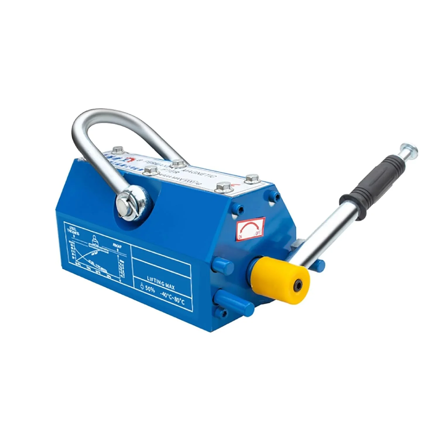 آهنرباهای بالابر دائمی فولادی سنگین، دستگاه بالابر مغناطیسی 100 کیلوگرم تا 3000 کیلوگرم، ضریب ایمنی 3.0، برای بلند کردن ورق فولادی و سایر مواد مغناطیسی