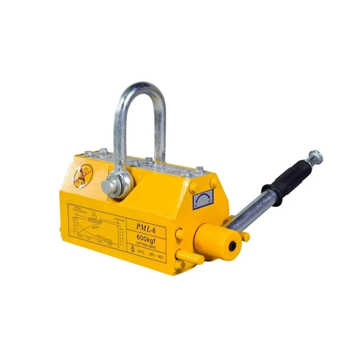 بالابر مغناطیسی فولادی چاک دائمی قدرتمند آهنربای بالابر فلزی 600 کیلوگرمی برای انجام پروژه های فولادی