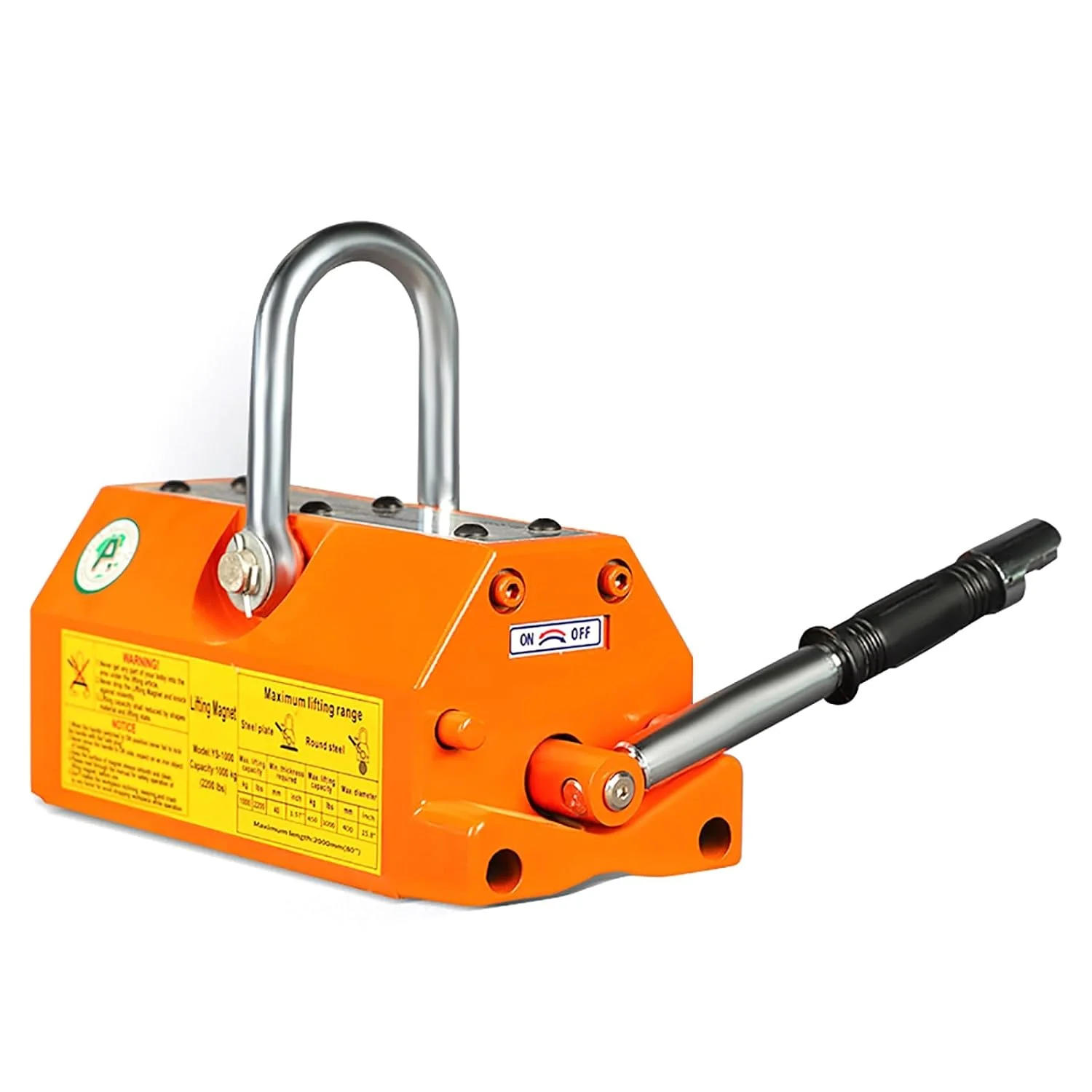 بالابر مغناطیسی، آهنرباهای بالابر با دستگاه ضد برخورد و رهاسازی، برای بلند کردن ورق فولادی، جرثقیل کارگاهی، بالابر