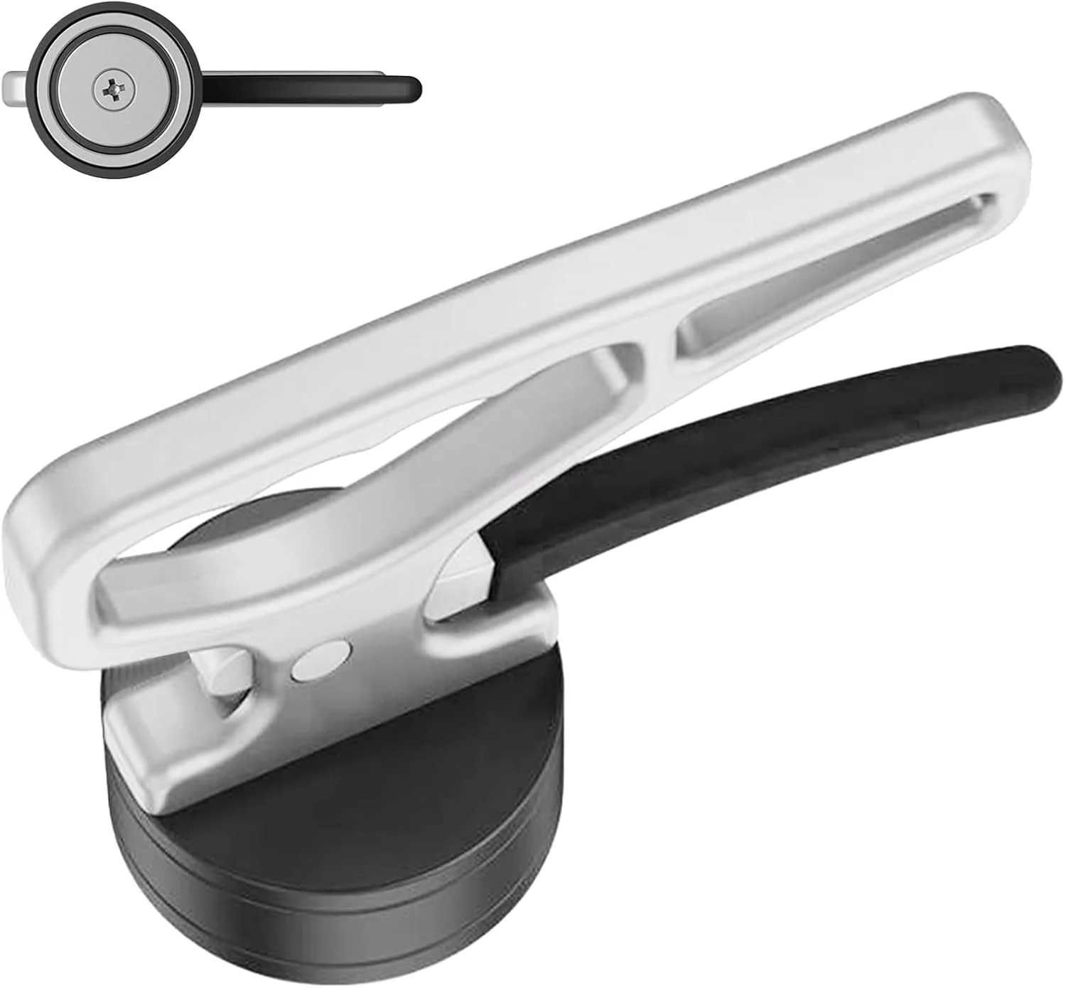 دسته بلند کننده مغناطیسی | جمع کننده مغناطیسی قدرتمند - بلند کننده مکشی قوی با طراحی ارگونومیک برای ابزار فولادی، اشیاء فلزی سنگین، ورق آهن، گرفتن درب گاراژ، میخ و کارگاه