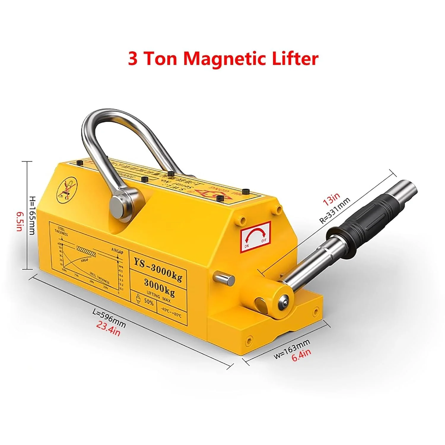 بالابر مغناطیسی سنگین وظیفه، آهنرباهای دائمی بالابر با رهاسازی، آهنرباهای دائمی بالابر برای ورق فولادی، تخته، میله گرد