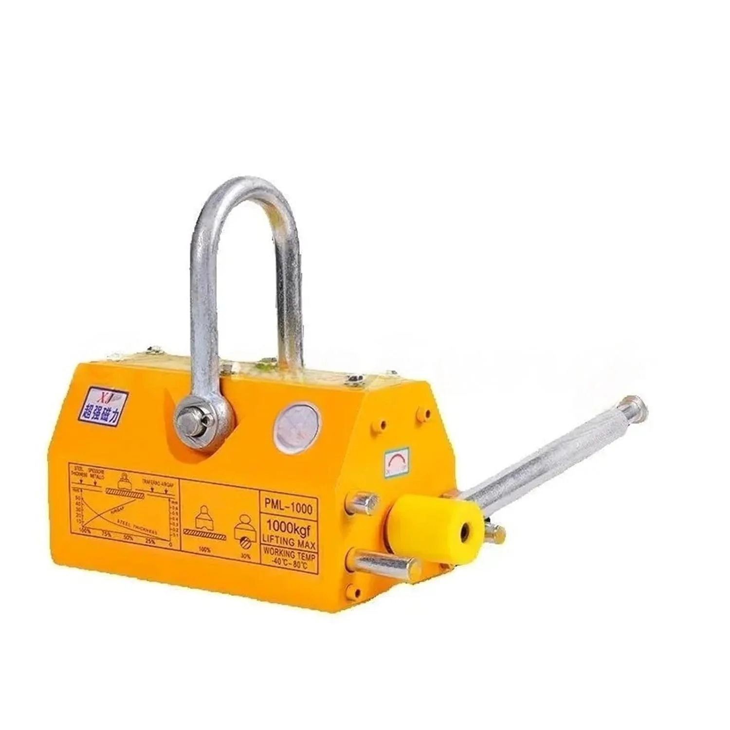 بالابر مغناطیسی 400 کیلوگرمی 600 کیلوگرمی، مگنت بالابر سنگین برای انجام پروژه های فولادی، بالابر تعلیق مغناطیسی