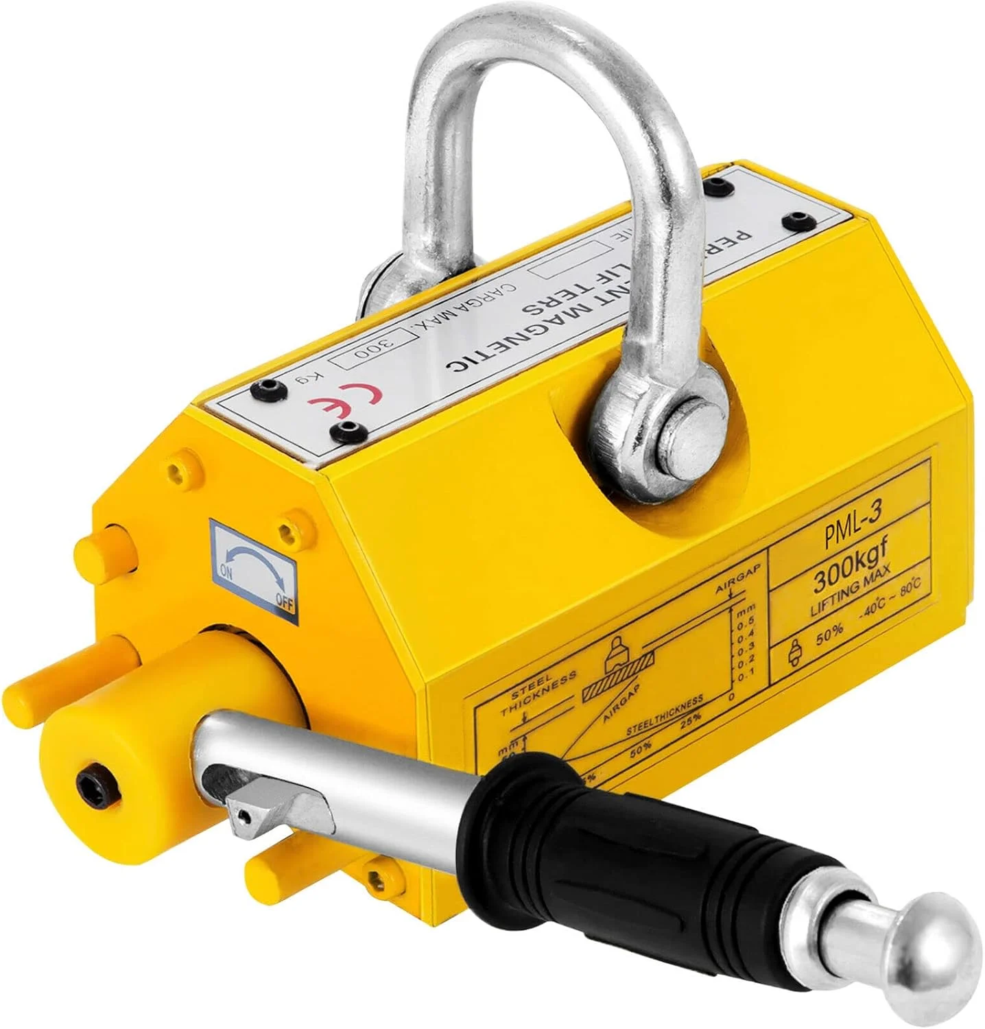 بالابر مغناطیسی جرثقیل، بالابر مغناطیسی فولادی 300 کیلوگرمی، ایده آل برای پروژه های فولادی/کارهای سنگین بالابر مغناطیسی جرثقیل، بالابر مغناطیسی فولادی 300 کیلوگرمی، ایده آل برای پروژه های فولادی/کارهای سنگین