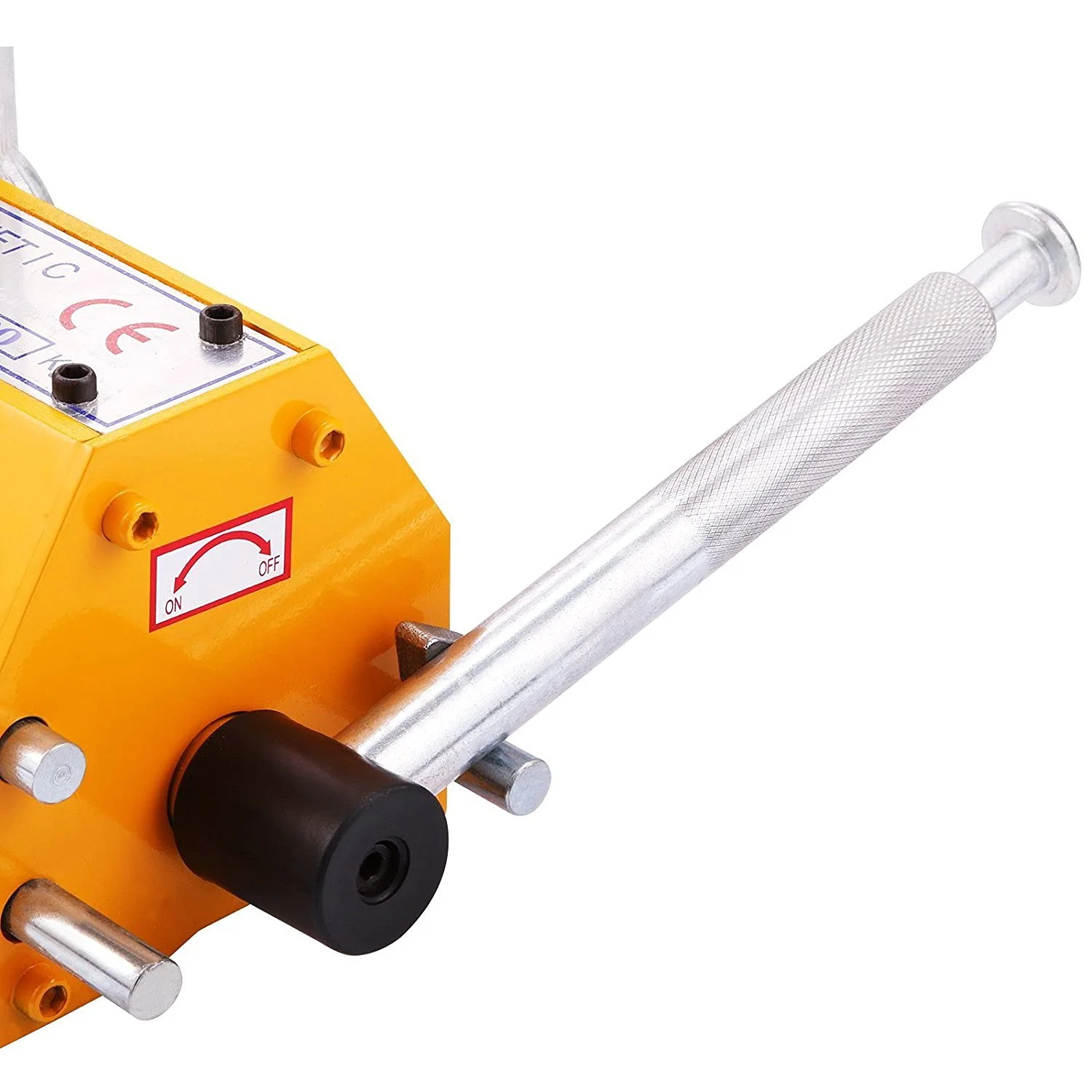 بالابر مغناطیسی فولادی 600 کیلوگرمی، آهنربای بالابر فلزی 1320 پوندی نئودیمیوم، بالابر مغناطیسی سنگین، جرثقیل کارگاهی Leunlee