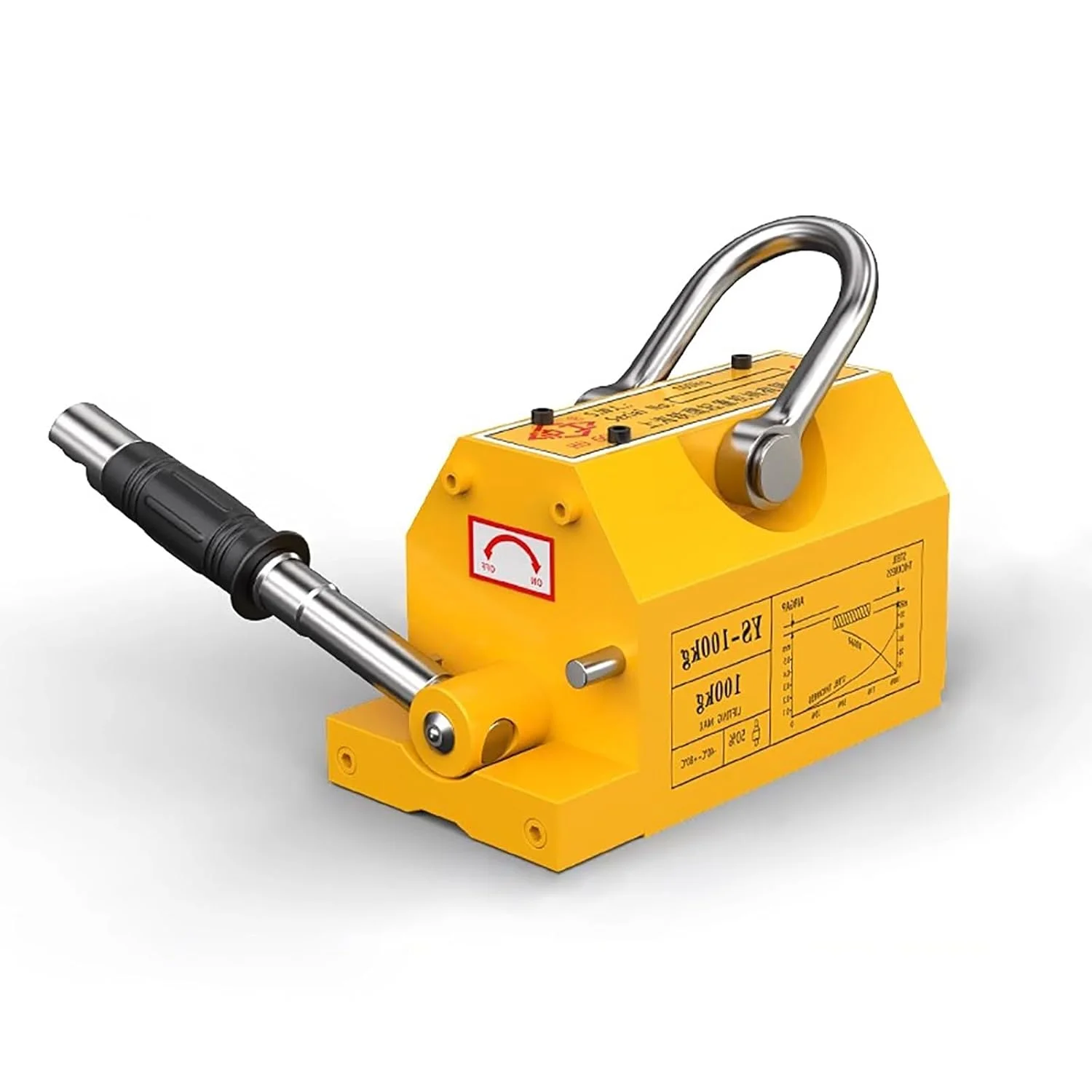 بالابر مغناطیسی سنگین، آهنرباهای دائمی بالابر با رهاسازی، آهنرباهای دائمی بالابر برای ورق فولادی، تخته، میله گرد