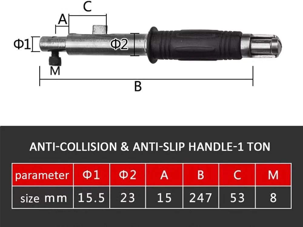 ZCBYBT دسته ضد لغزش و ضد برخورد بالابر مغناطیسی دائمی، دسته جایگزین لوازم جانبی و مجموعه پین قفل، 1 تن ZCBYBT دسته ضد لغزش و ضد برخورد بالابر مغناطیسی دائمی، دسته جایگزین لوازم جانبی و مجموعه پین قفل، 1 تن