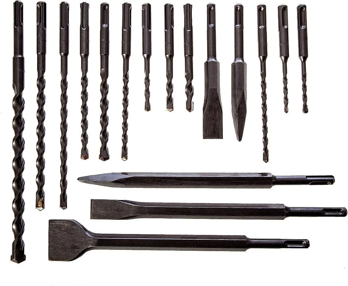 مجموعه مته و قلم چکش تخریب 17 پارچه ماکیتا مدل D-21200 SDS Plus