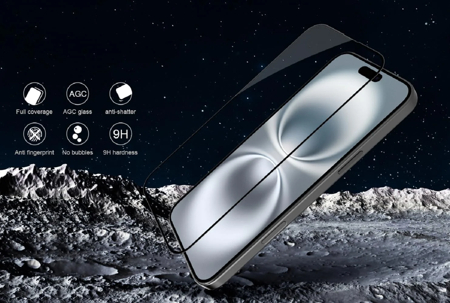 محافظ صفحه نمایش شیشه ای ضد انفجار نیلکین CP+ MAX، 0.33 میلی متر، 3D، طراحی شده برای اپل آیفون 16 - مشکی محافظ صفحه نمایش شیشه ای ضد انفجار نیلکین CP+ MAX، 0.33 میلی متر، 3D، طراحی شده برای اپل آیفون 16 - مشکی