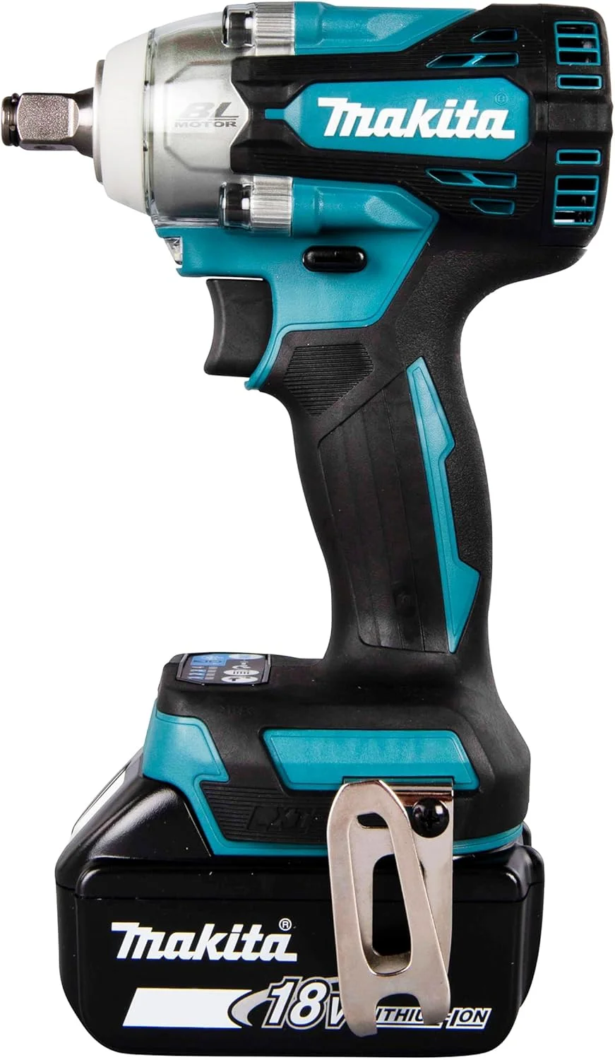 آچار ضربه ای شارژی ماکیتا مدل DTW300RTJ، 18 ولت، لیتیوم-یون LXT، براشلس، به همراه 2 عدد باتری 5.0 آمپر ساعت و شارژر، عرضه شده در جعبه ماکپک