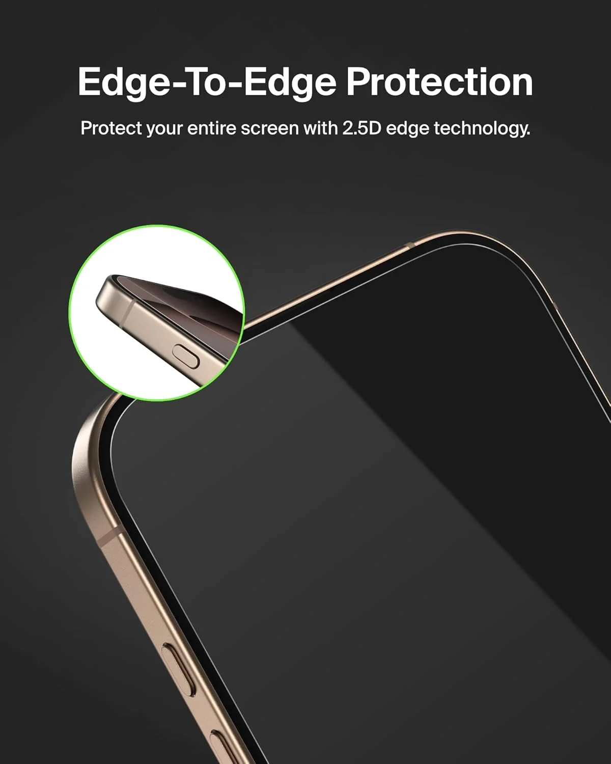 محافظ صفحه نمایش شیشه ای بلکین ScreenForce TemperedGlass آیفون 16 پرو، طراحی باریک، شفافیت کریستالی، مقاوم در برابر خراش، نصب بدون حباب، محافظ صفحه نمایش شیشه ای کامل برای آیفون 16 پرو محافظ صفحه نمایش شیشه ای بلکین ScreenForce TemperedGlass آیفون 16 پرو، طراحی باریک، شفافیت کریستالی، مقاوم در برابر خراش، نصب بدون حباب، محافظ صفحه نمایش شیشه ای کامل برای آیفون 16 پرو