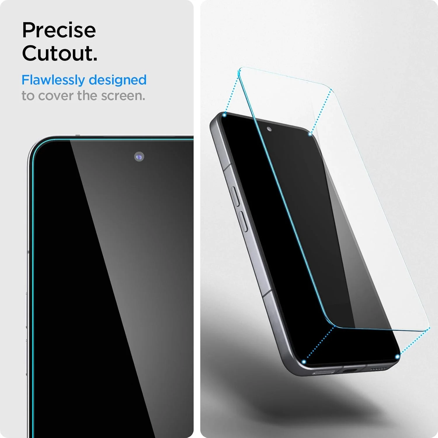 محافظ صفحه نمایش شیشه ای ممتاز Spigen GLAStR Slim برای Nothing Phone (3) - [2 عددی]