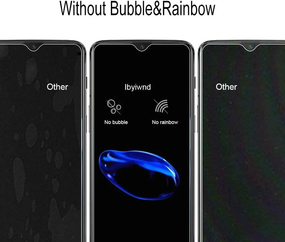 محافظ صفحه نمایش Ibywind برای OnePlus 6T 6.4 اینچ، بسته 2 عددی، شیشه حرارت دیده با سختی 9H، نصب آسان محافظ صفحه نمایش Ibywind برای OnePlus 6T 6.4 اینچ، بسته 2 عددی، شیشه حرارت دیده با سختی 9H، نصب آسان