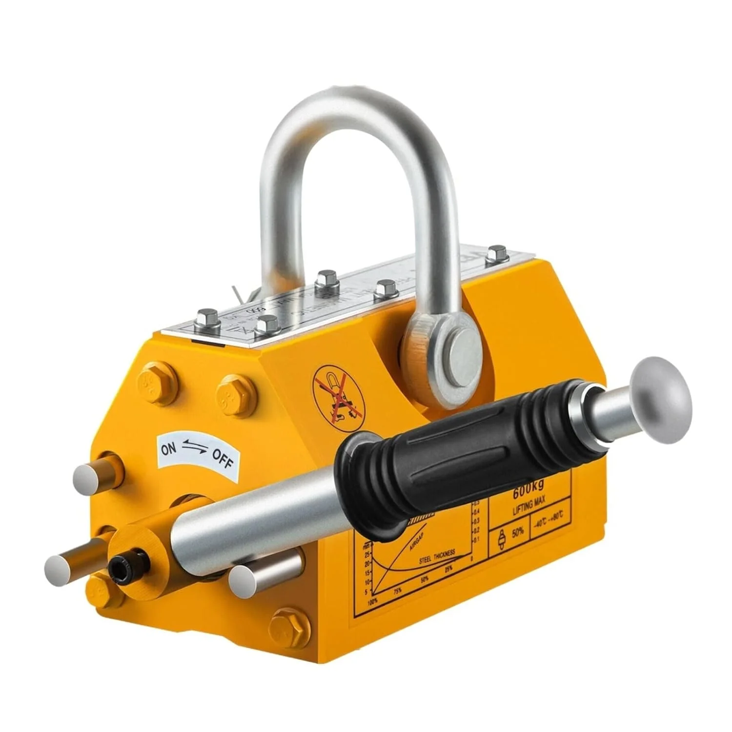 بالابر مغناطیسی TTGLRT با ظرفیت 100 تا 400 کیلوگرم - بالابر مغناطیسی دائمی فولادی با آهنربای نئودیمیوم، مناسب برای بلند کردن ورق فلزی، بلوک و صفحه های فلزی - بالابر 3 در 1 بالابر مغناطیسی TTGLRT با ظرفیت 100 تا 400 کیلوگرم - بالابر مغناطیسی دائمی فولادی با آهنربای نئودیمیوم، مناسب برای بلند کردن ورق فلزی، بلوک و صفحه های فلزی - بالابر 3 در 1