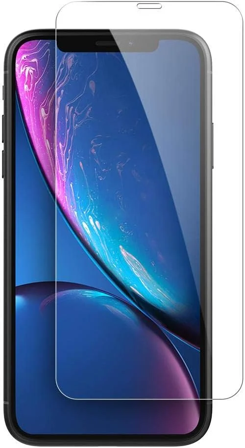 محافظ صفحه نمایش شیشه ای حرارت دیده آیفون XR با پوشش کامل و ضد خش محافظ صفحه نمایش شیشه ای حرارت دیده آیفون XR با پوشش کامل و ضد خش