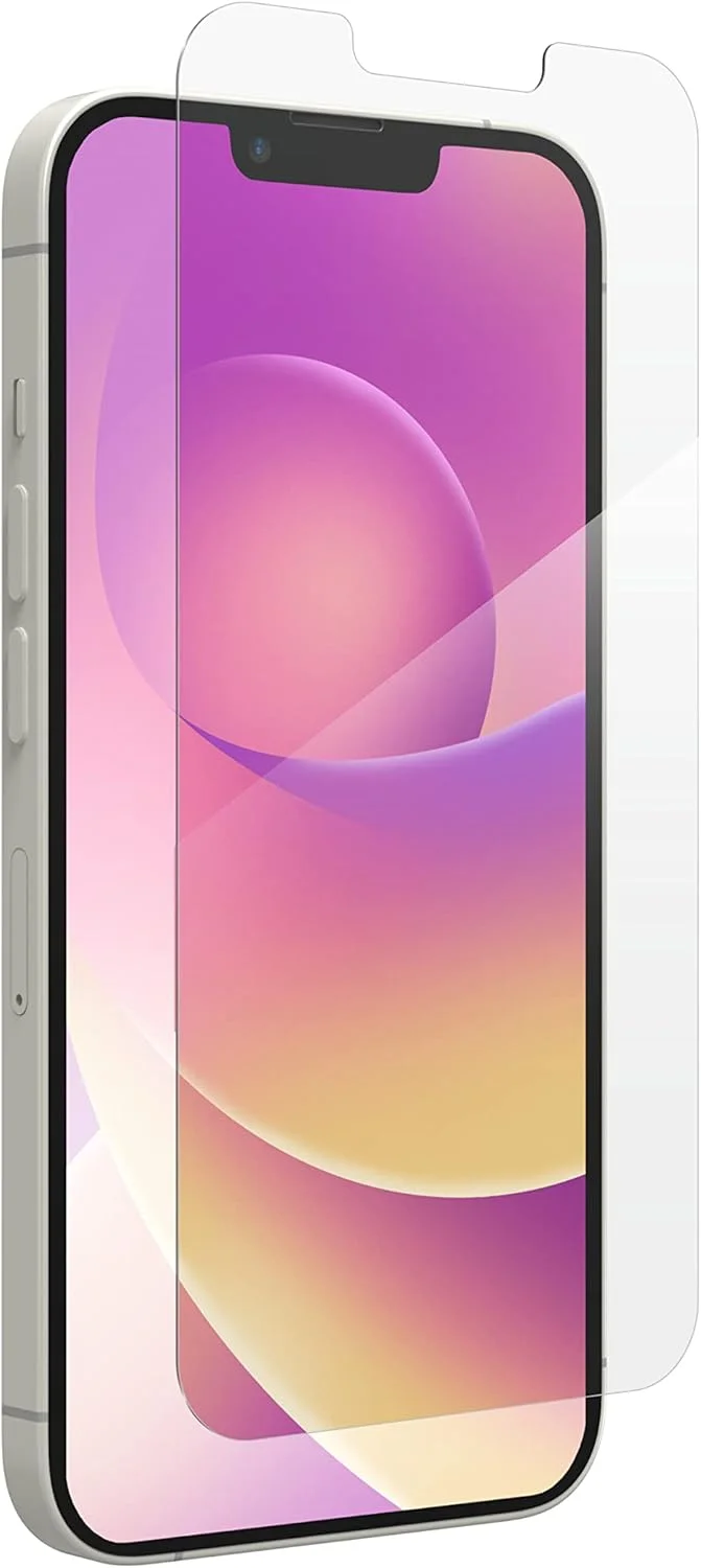 محافظ صفحه نمایش ضد انعکاس نور ZAGG InvisibleShield Glass Elite برای Apple iPhone 14/13/ 13 Pro - محافظت 5 برابر در برابر شکستگی، فناوری ضد اثر انگشت، نصب آسان