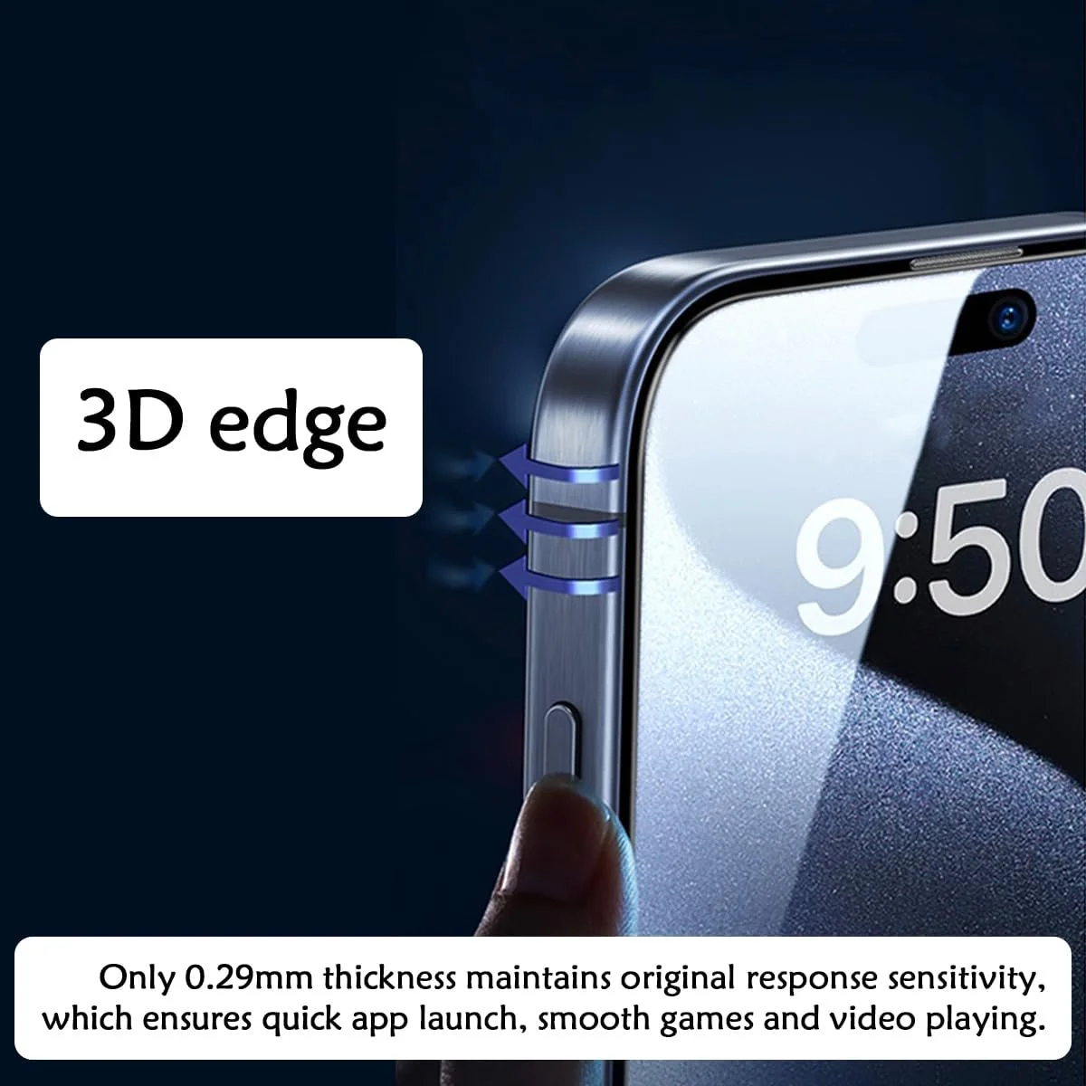 محافظ صفحه نمایش سازگار با آیفون 15 پلاس BIGFACE + محافظ لنز دوربین، [بسته 2 + 2 عددی] شیشه حرارت دیده شفاف HD ممتاز، فیلم منحنی سه بعدی ضد حباب با دقت برای آیفون 15 پلاس (6.7 اینچ)