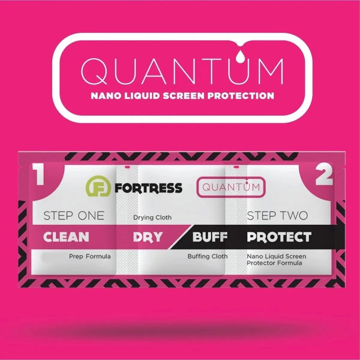 محافظ صفحه نمایش مایع یونیورسال Fortress Quantum با پوشش 250 دلاری دستگاه - سازگار با هر تلفن هوشمند (Apple iPhone 13/Pro/Pro Max) (Samsung Galaxy S21/S21+ Plus/Ultra/Note 20/Note 20 Ultra) محافظ صفحه نمایش مایع یونیورسال Fortress Quantum با پوشش 250 دلاری دستگاه - سازگار با هر تلفن هوشمند (Apple iPhone 13/Pro/Pro Max) (Samsung Galaxy S21/S21+ Plus/Ultra/Note 20/Note 20 Ultra)