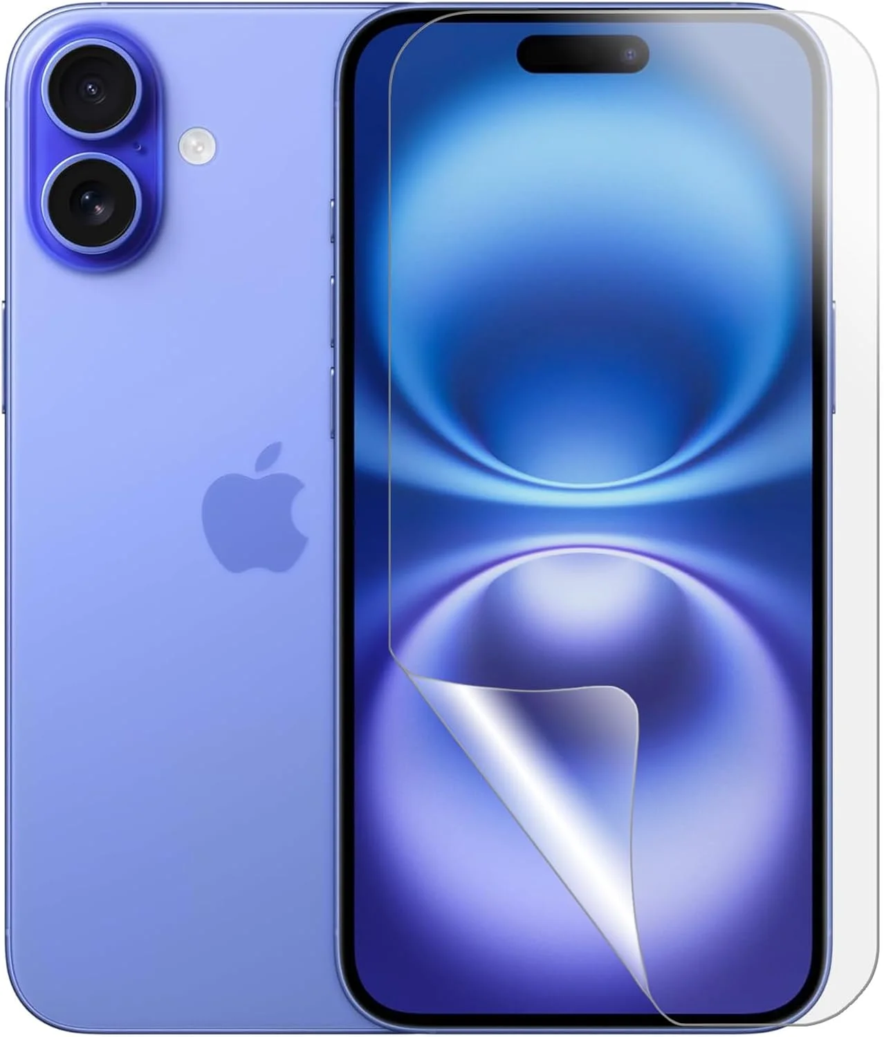 محافظ صفحه نمایش شیشه ای حرارت دیده/نرم برای اپل آیفون 6 7 8 پلاس X XS XR SE 11 12 مینی 13 14 15 16 پلاس پرو مکس (فیلم نرم جلو، 16 پلاس)