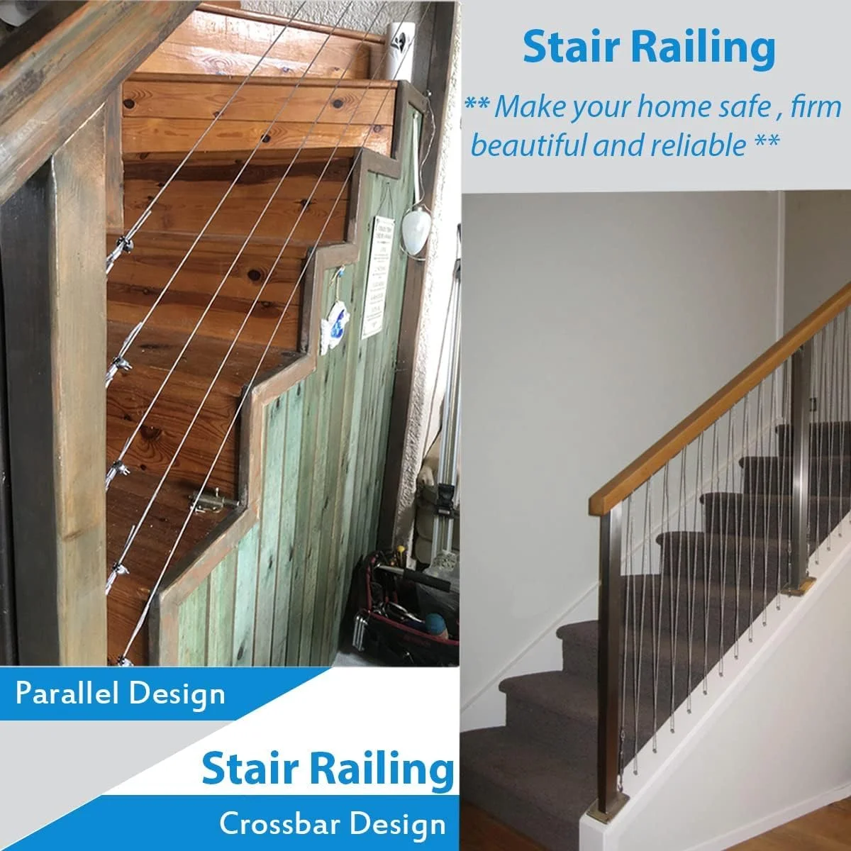 مجموعه مهارکش آزونی برای کابل های سیم بکسل داربست، کیت سیم بکسل استیل ضد زنگ 1/16 اینچ، کابل فلزی 100 فوتی با کشنده سیم برای سیستم آویز پرده سیمی، سیم لباس و کیت آویز چراغ های رشته ای مجموعه مهارکش آزونی برای کابل های سیم بکسل داربست، کیت سیم بکسل استیل ضد زنگ 1/16 اینچ، کابل فلزی 100 فوتی با کشنده سیم برای سیستم آویز پرده سیمی، سیم لباس و کیت آویز چراغ های رشته ای