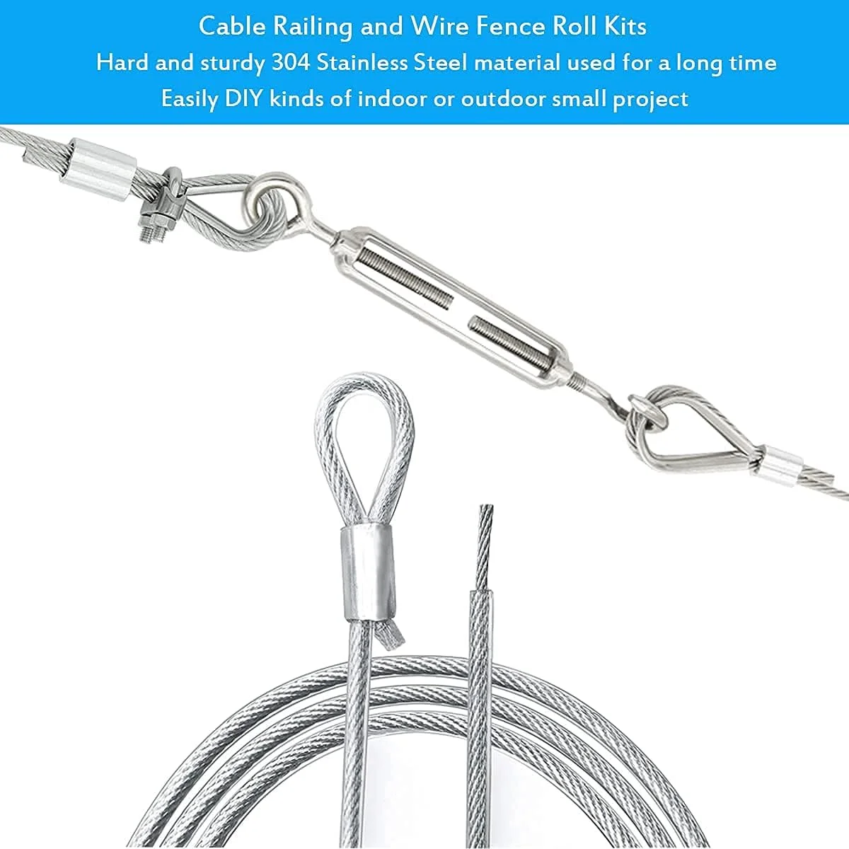 مجموعه مهارکش آزونی برای کابل های سیم بکسل داربست، کیت سیم بکسل استیل ضد زنگ 1/16 اینچ، کابل فلزی 100 فوتی با کشنده سیم برای سیستم آویز پرده سیمی، سیم لباس و کیت آویز چراغ های رشته ای مجموعه مهارکش آزونی برای کابل های سیم بکسل داربست، کیت سیم بکسل استیل ضد زنگ 1/16 اینچ، کابل فلزی 100 فوتی با کشنده سیم برای سیستم آویز پرده سیمی، سیم لباس و کیت آویز چراغ های رشته ای