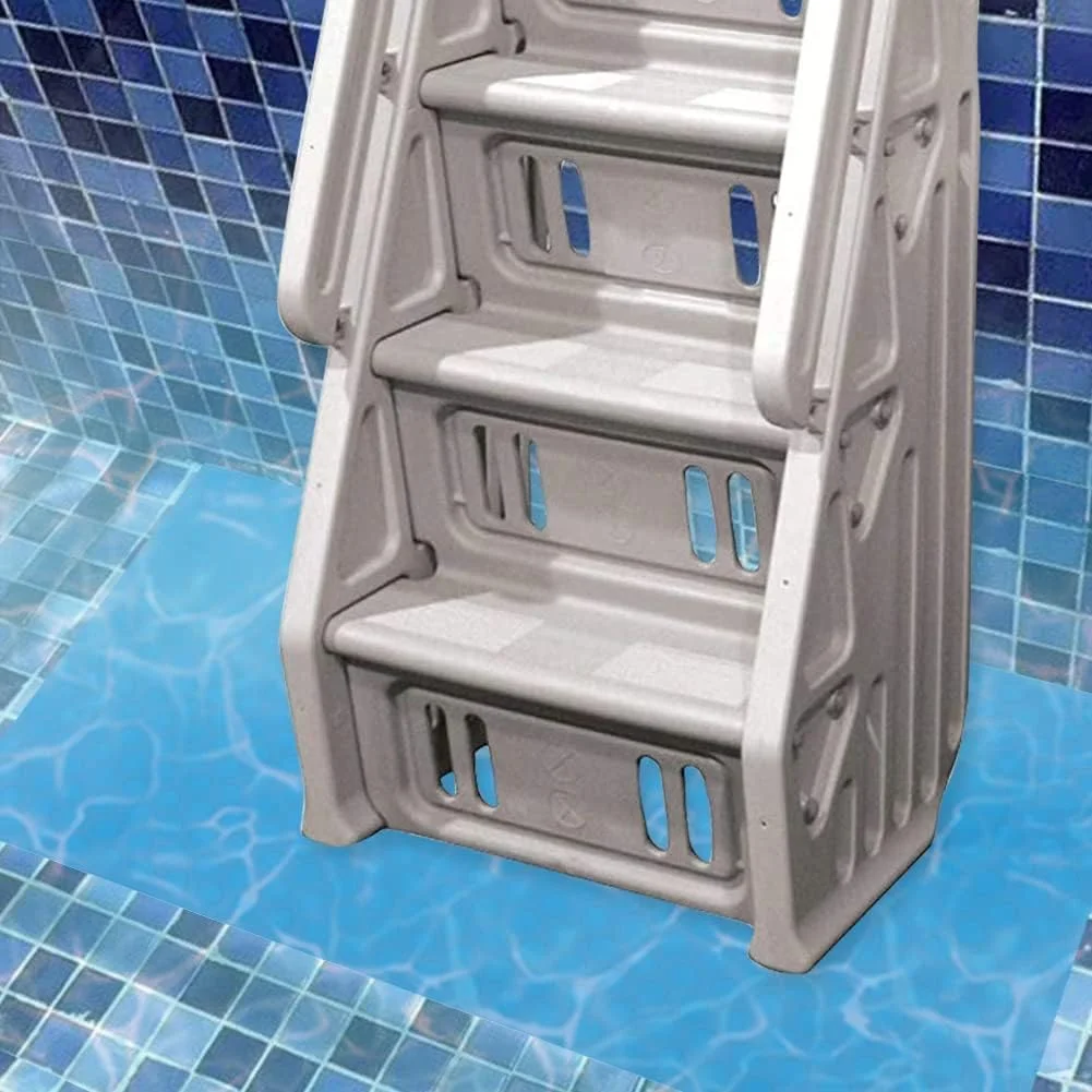 پد نردبان استخر بزرگ Azonee، 38x89 سانتی متر، پد محافظ پله استخر ضد لغزش برای لاینر و پله های استخرهای رو زمینی (بافت گرد) پد نردبان استخر بزرگ Azonee، 38x89 سانتی متر، پد محافظ پله استخر ضد لغزش برای لاینر و پله های استخرهای رو زمینی (بافت گرد)