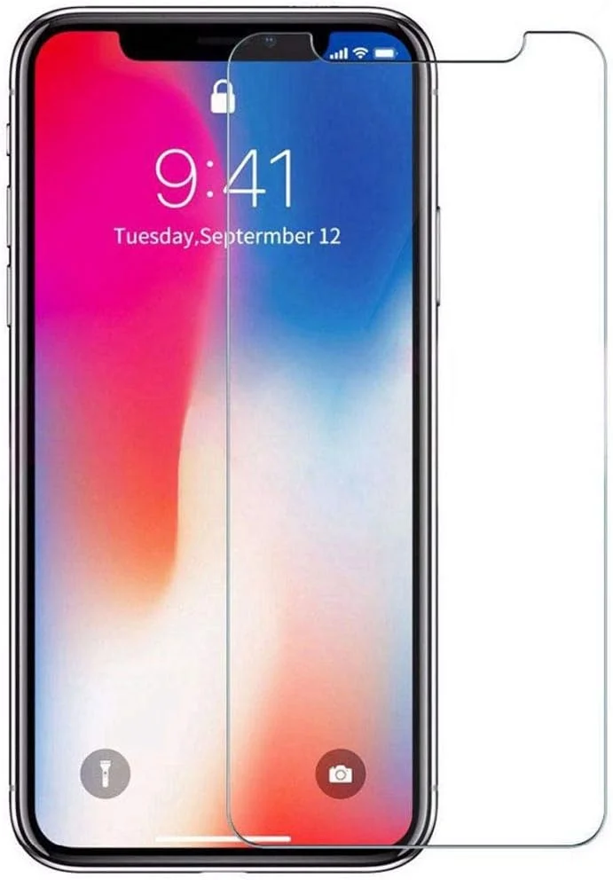 بسته 3 عددی محافظ صفحه نمایش شیشه ای MIBQM برای محافظ صفحه نمایش Apple iPhone Xsmax و محافظ صفحه نمایش iPhone X Xs Xr و محافظ صفحه نمایش iPhone XS Max