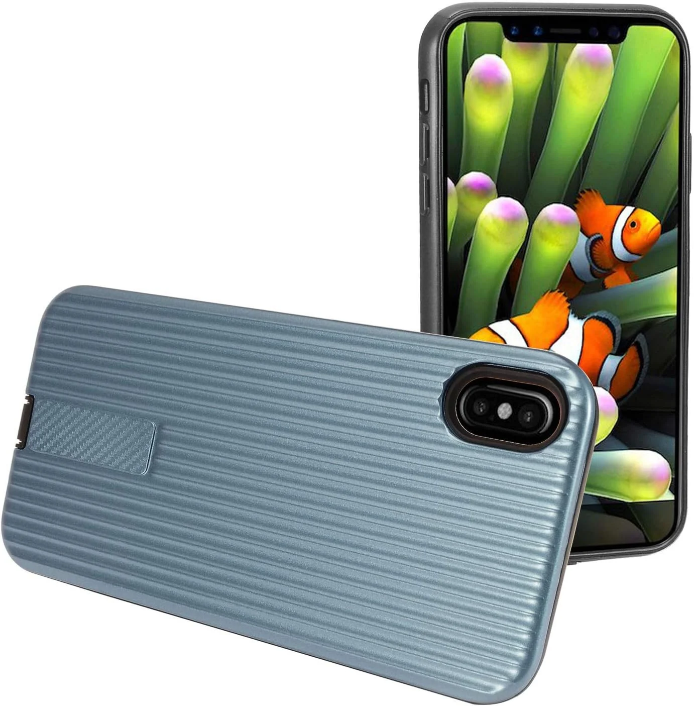 ایگل سل - مناسب برای اپل آیفون XR (6.1 اینچ) - قاب هایبرید + محافظ صفحه نمایش شیشه ای حرارت دیده - ZY5 سرمه ای ایگل سل - مناسب برای اپل آیفون XR (6.1 اینچ) - قاب هایبرید + محافظ صفحه نمایش شیشه ای حرارت دیده - ZY5 سرمه ای