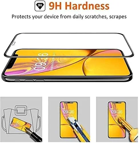 محافظ صفحه نمایش شیشه ای فول چسب لبه به لبه آیفون 11 / آیفون XR برند Emodil محافظ صفحه نمایش شیشه ای فول چسب لبه به لبه آیفون 11 / آیفون XR برند Emodil