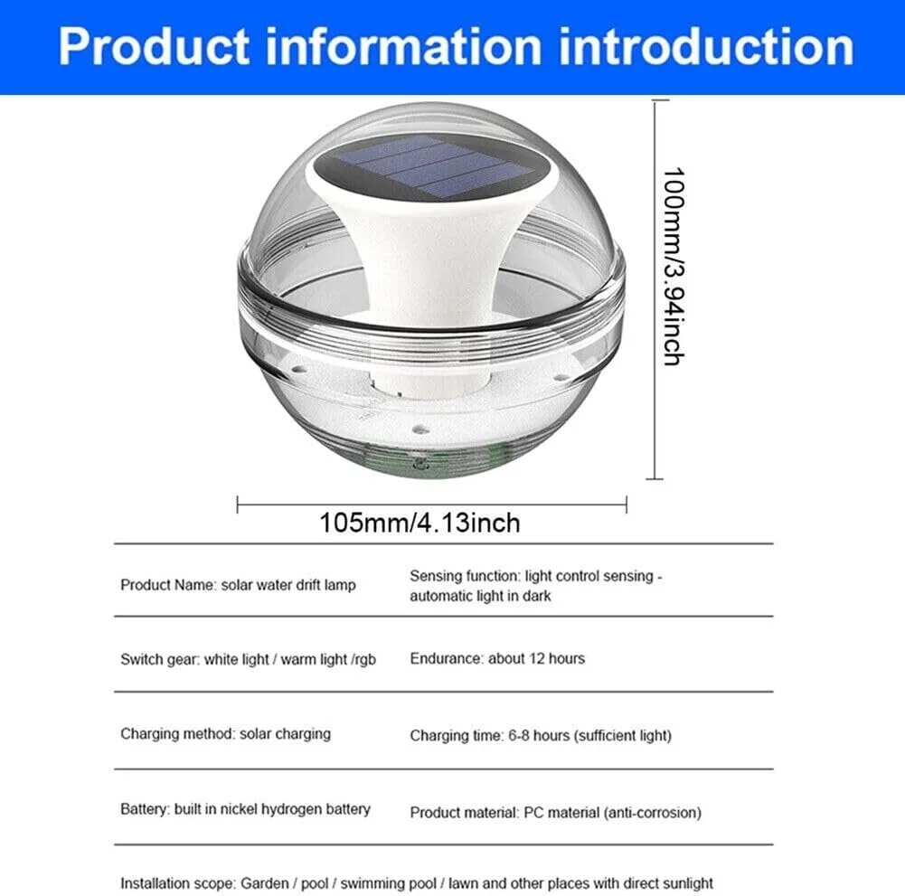 چراغ های خورشیدی شناور استخری Azonee، چراغ شناور تغییر رنگ خورشیدی، چراغ های LED ضد آب برای حوض، توپ های نورانی، چراغ برای استخر، باغ، حیاط، دکوراسیون فضای باز چراغ های خورشیدی شناور استخری Azonee، چراغ شناور تغییر رنگ خورشیدی، چراغ های LED ضد آب برای حوض، توپ های نورانی، چراغ برای استخر، باغ، حیاط، دکوراسیون فضای باز