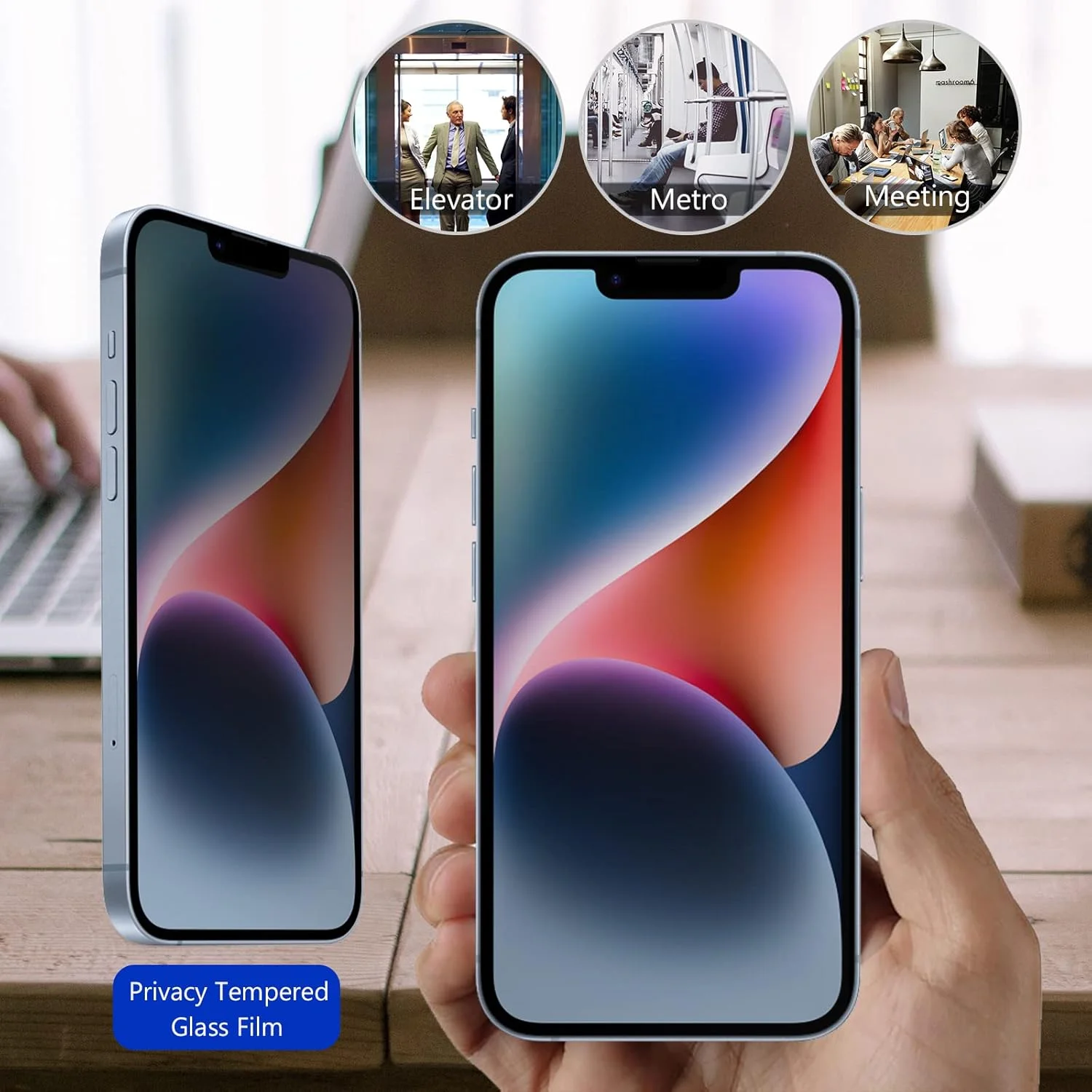 محافظ صفحه نمایش شیشه ای ProCase مدل Privacy مناسب برای آیفون 14 / آیفون 13 / آیفون 13 پرو 6.1 اینچ (بسته 2 عددی) محافظ صفحه نمایش شیشه ای ProCase مدل Privacy مناسب برای آیفون 14 / آیفون 13 / آیفون 13 پرو 6.1 اینچ (بسته 2 عددی)