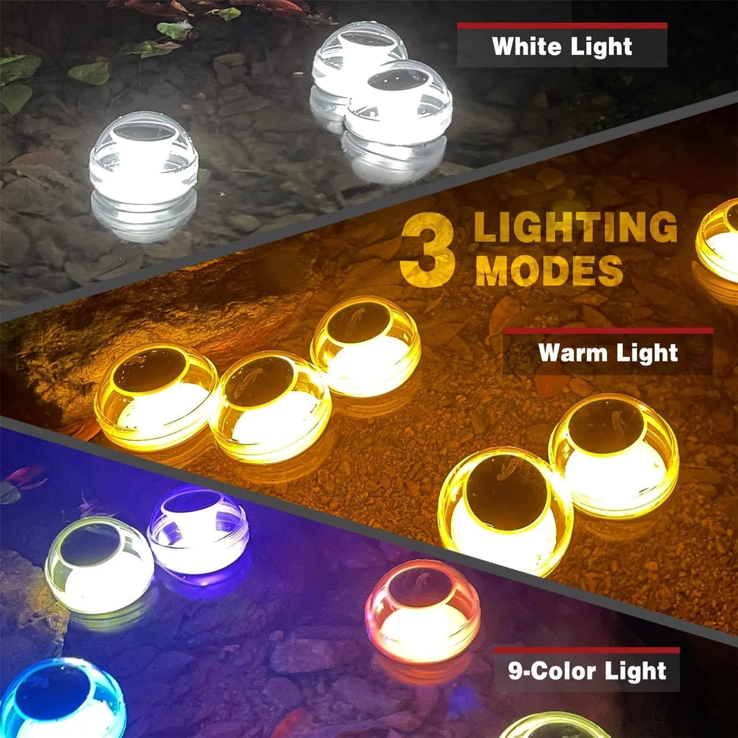 چراغ های خورشیدی شناور استخری Azonee، چراغ شناور تغییر رنگ خورشیدی، چراغ های LED ضد آب برای حوض، توپ های نورانی، چراغ برای استخر، باغ، حیاط، دکوراسیون فضای باز چراغ های خورشیدی شناور استخری Azonee، چراغ شناور تغییر رنگ خورشیدی، چراغ های LED ضد آب برای حوض، توپ های نورانی، چراغ برای استخر، باغ، حیاط، دکوراسیون فضای باز