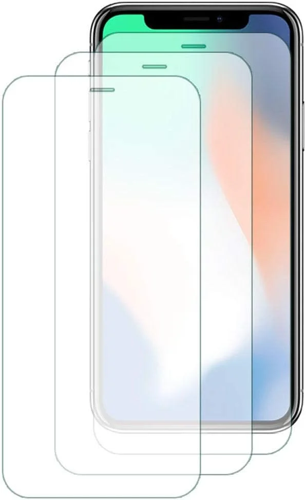 بسته 3 عددی محافظ صفحه نمایش شیشه ای حرارت دیده برای گوشی های آیفون X Xs Max Xr