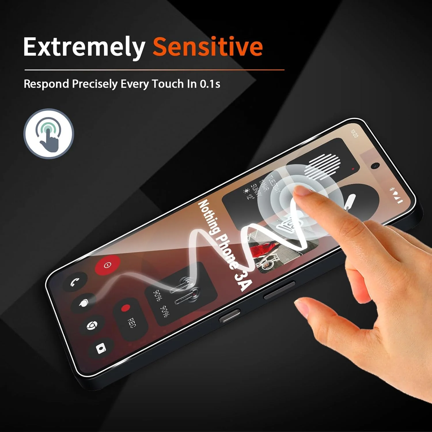 محافظ صفحه نمایش Liilaa برای Nothing Phone (3a)، 2 عدد شیشه حرارت دیده و 2 عدد محافظ لنز دوربین، ضد خش شیشه حرارت دیده با سختی 9H محافظ صفحه نمایش Liilaa برای Nothing Phone (3a)، 2 عدد شیشه حرارت دیده و 2 عدد محافظ لنز دوربین، ضد خش شیشه حرارت دیده با سختی 9H