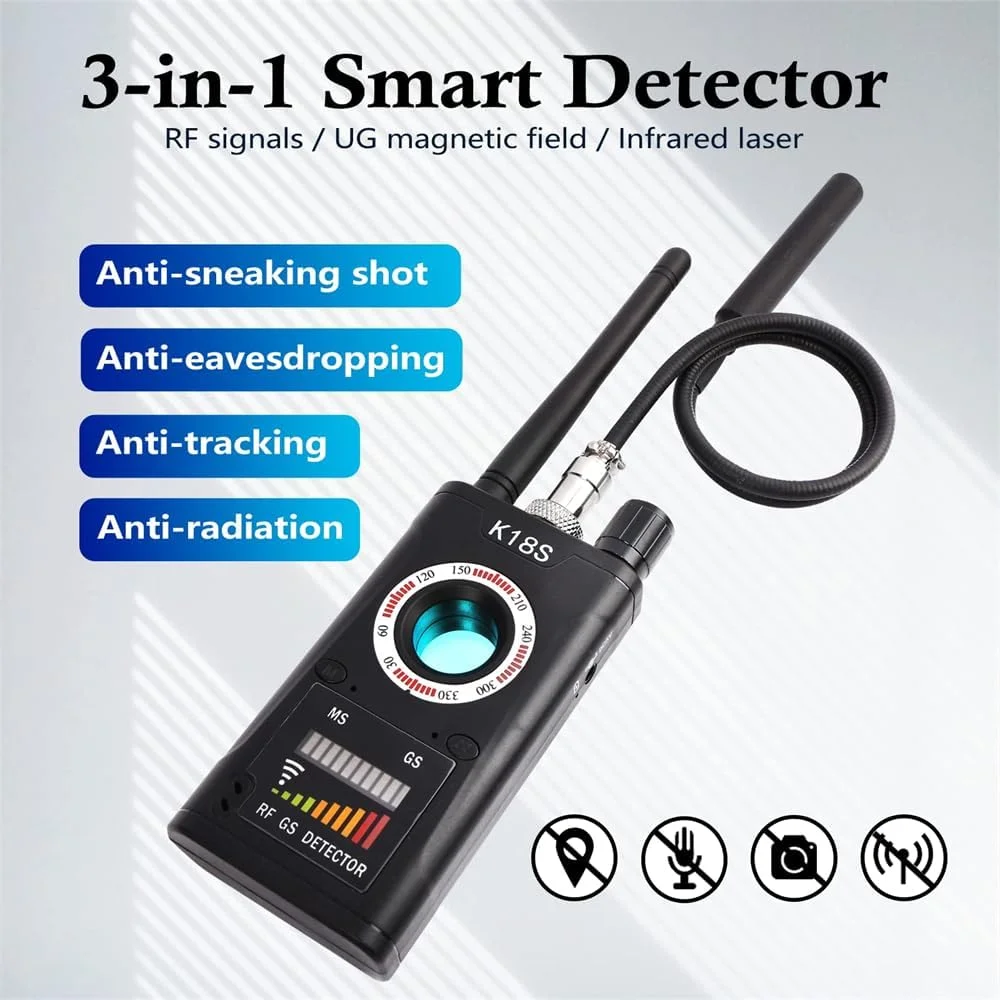 آشکارساز دوربین مخفی Azonee، جاروبرقی ضد جاسوسی، آشکارساز اشکال، آشکارساز دوربین، آشکارساز GPS، یاب دوربین مخفی برای ردیابی GPS، تشخیص سیگنال فرکانس رادیویی آشکارساز دوربین مخفی Azonee، جاروبرقی ضد جاسوسی، آشکارساز اشکال، آشکارساز دوربین، آشکارساز GPS، یاب دوربین مخفی برای ردیابی GPS، تشخیص سیگنال فرکانس رادیویی