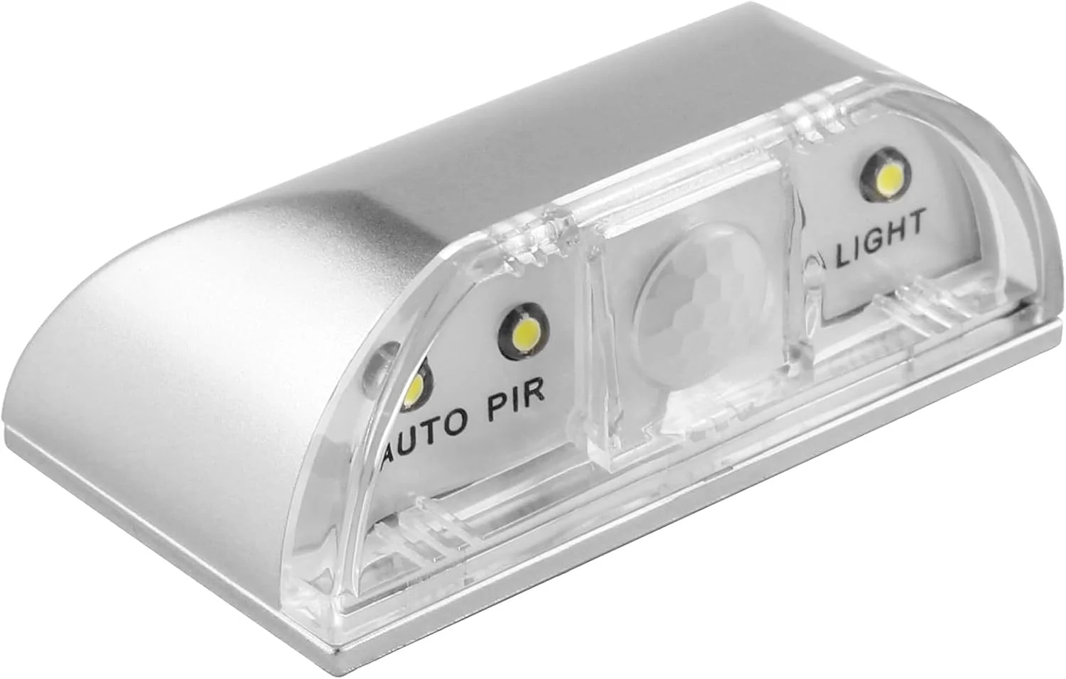 چراغ سوراخ کلید حسگر حرکتی PIR بی سیم Azonee با 4 لامپ LED، چراغ کلید تشخیص خودکار برای درب، راهرو، راه پله و استفاده در داخل/خارج از منزل - چراغ شب چسبی کم مصرف (1 عدد)