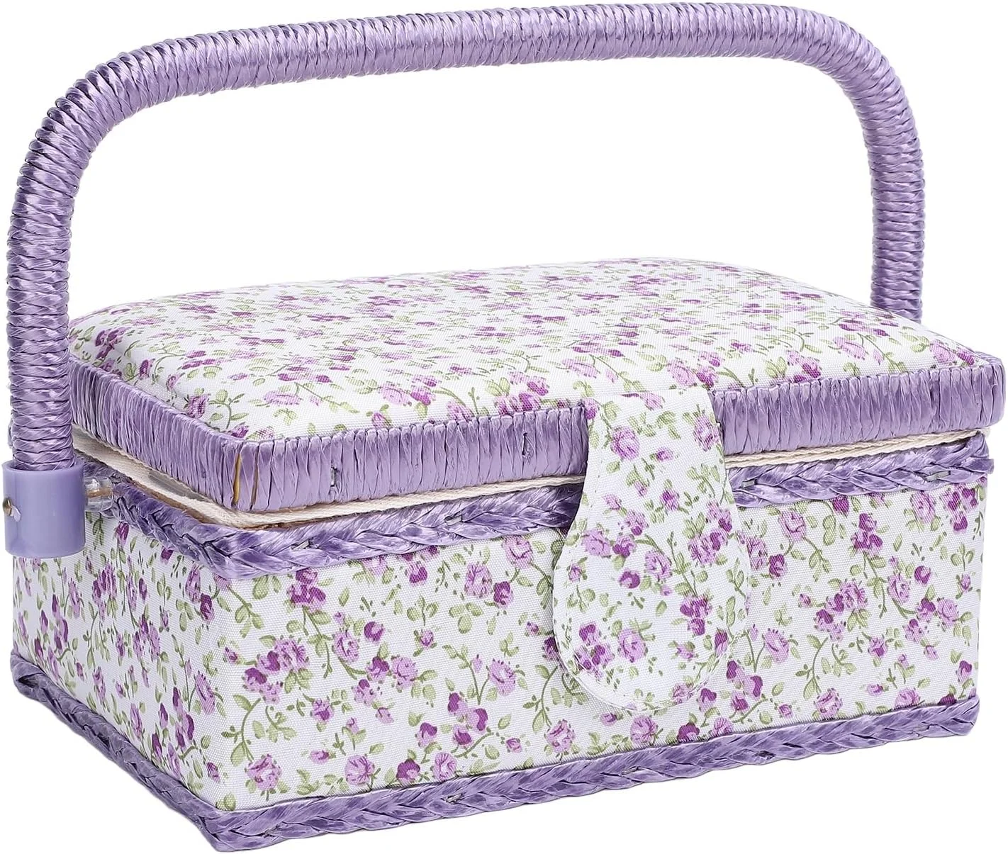 سبد خیاطی، سازمان دهنده سبد خیاطی دو لایه با پد سوزن داخلی، جیب داخلی، جعبه نگهداری کیت خیاطی با سینی قابل جابجایی، سازمان دهنده جعبه خیاطی برای لوازم خیاطی سبد خیاطی، سازمان دهنده سبد خیاطی دو لایه با پد سوزن داخلی، جیب داخلی، جعبه نگهداری کیت خیاطی با سینی قابل جابجایی، سازمان دهنده جعبه خیاطی برای لوازم خیاطی