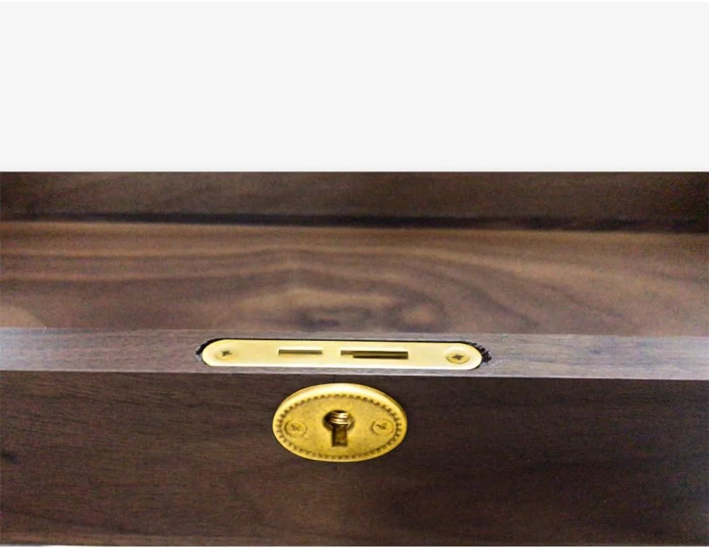 قفل کابینت عتیقه Azonee، 2 ست قفل جعبه جواهرات تزئینی نفیس با کلید، قفل فنری کشوی میز رترو طلایی، قفل های توکار، برای کشو، کابینت