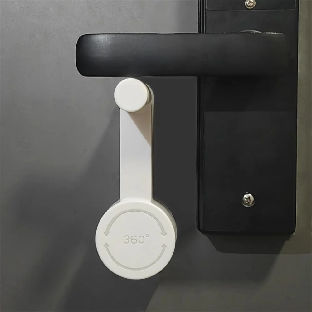 قفل دستگیره درب، قفل ایمنی درب Azonee، دو عددی، بدون نیاز به سوراخکاری، ضد کودک و حیوانات خانگی، نصب آسان، قفل درب اتاق خواب سفید، مسدود کننده درب برای ایمنی قفل دستگیره درب، قفل ایمنی درب Azonee، دو عددی، بدون نیاز به سوراخکاری، ضد کودک و حیوانات خانگی، نصب آسان، قفل درب اتاق خواب سفید، مسدود کننده درب برای ایمنی