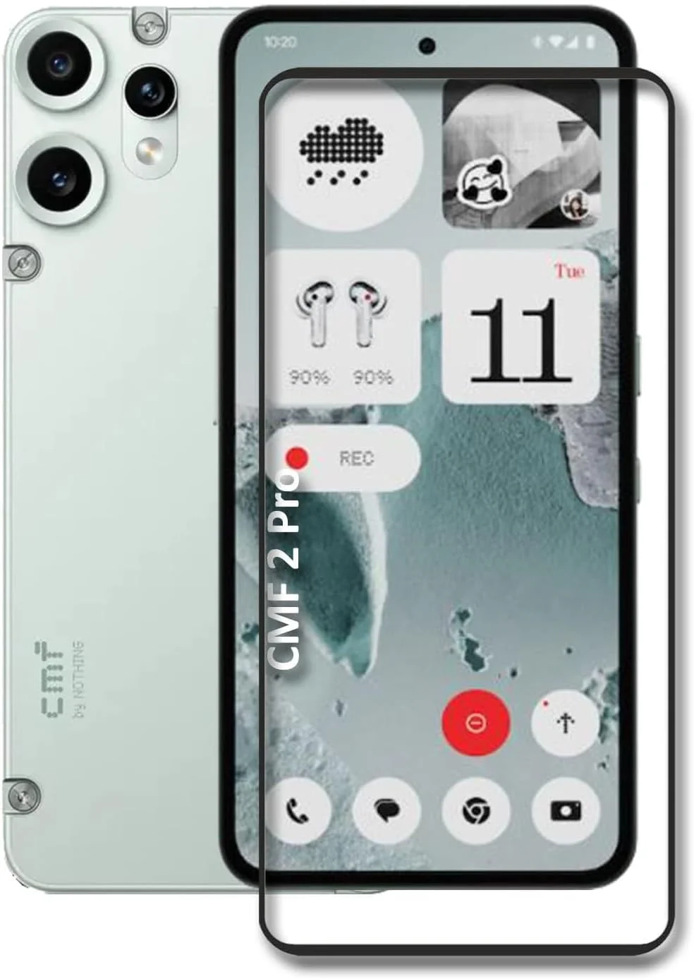 محافظ صفحه نمایش شیشه ای برای ناتینگ CMF Phone 2 Pro، محافظ صفحه نمایش شیشه ای حرارت دیده با سختی 9H، ضد خش، نصب بدون حباب برای CMF by Nothing Phone 2 Pro محافظ صفحه نمایش شیشه ای برای ناتینگ CMF Phone 2 Pro، محافظ صفحه نمایش شیشه ای حرارت دیده با سختی 9H، ضد خش، نصب بدون حباب برای CMF by Nothing Phone 2 Pro