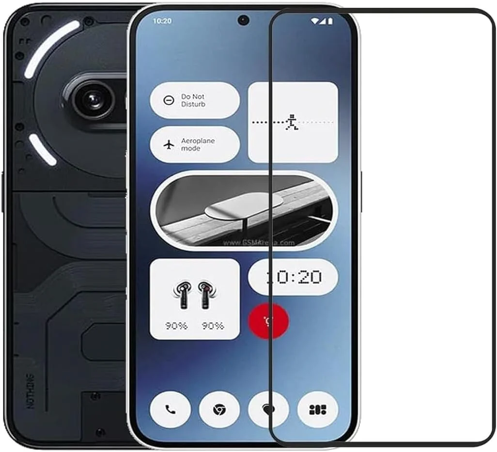 محافظ صفحه نمایش Zubitech برای Nothing Phone 2A / 2A Plus - شیشه حرارت دیده، سختی 9H، ضد اثر انگشت، مقاوم در برابر خراش (1 عدد)