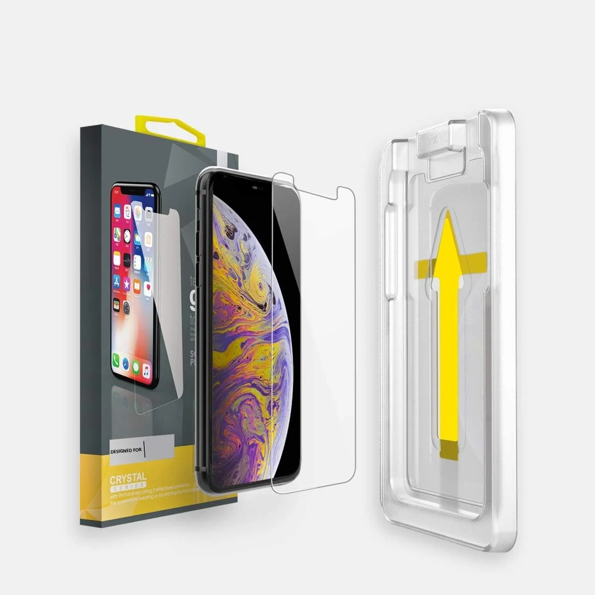 محافظ صفحه نمایش شیشه ای حرارت دیده با کیفیت عالی zXL، بسته 2 عددی، مناسب برای Apple iPhone 11 / iPhone XR (به همراه ابزار نصب سریع و آسان) محافظ صفحه نمایش شیشه ای حرارت دیده با کیفیت عالی zXL، بسته 2 عددی، مناسب برای Apple iPhone 11 / iPhone XR (به همراه ابزار نصب سریع و آسان)