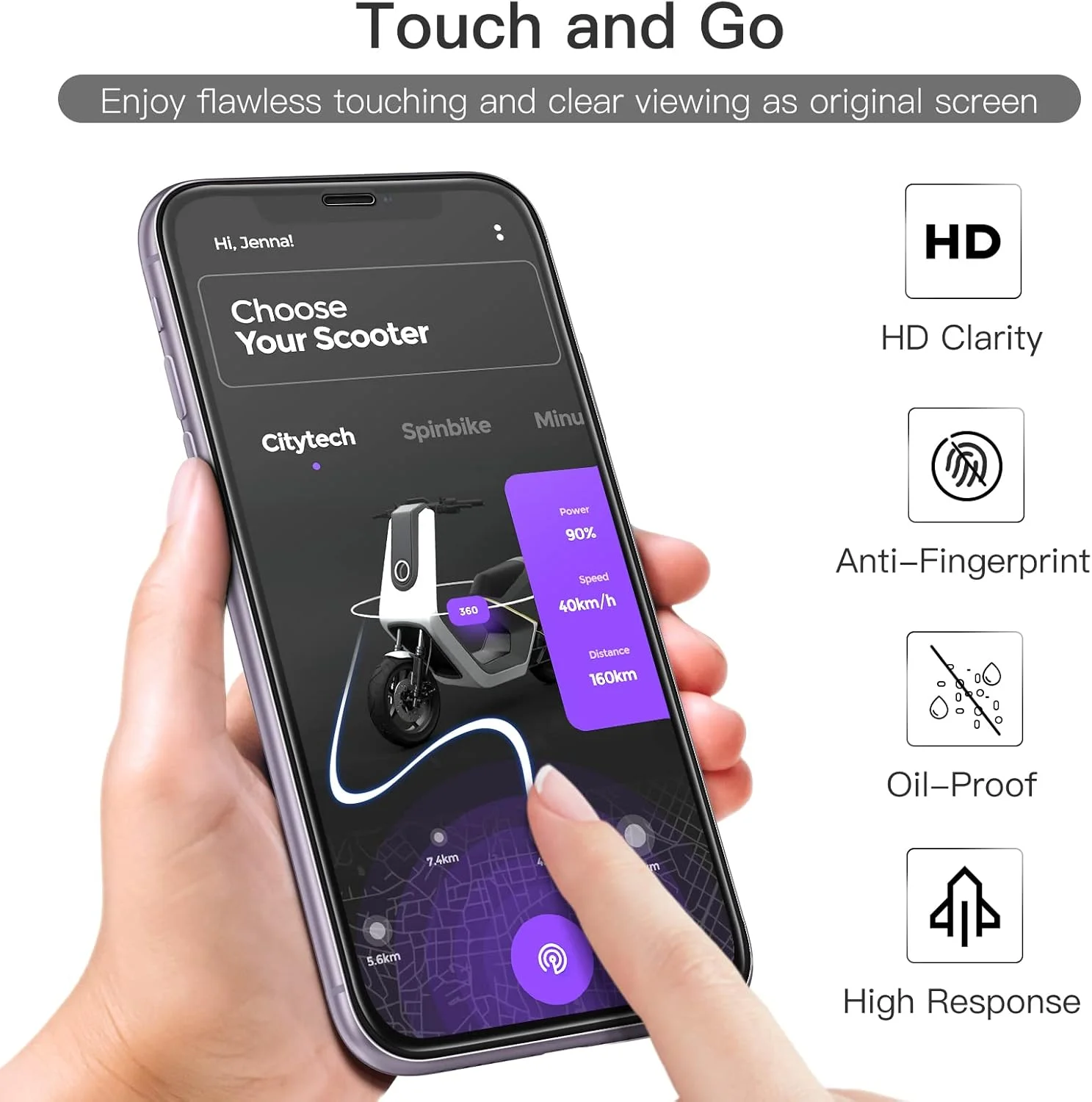 محافظ صفحه نمایش تمام صفحه JETech برای آیفون 11/XR 6.1 اینچی، لبه مشکی، فیلم شیشه ای حرارت دیده به همراه ابزار نصب آسان، سازگار با قاب، شفافیت HD، بسته 3 عددی محافظ صفحه نمایش تمام صفحه JETech برای آیفون 11/XR 6.1 اینچی، لبه مشکی، فیلم شیشه ای حرارت دیده به همراه ابزار نصب آسان، سازگار با قاب، شفافیت HD، بسته 3 عددی