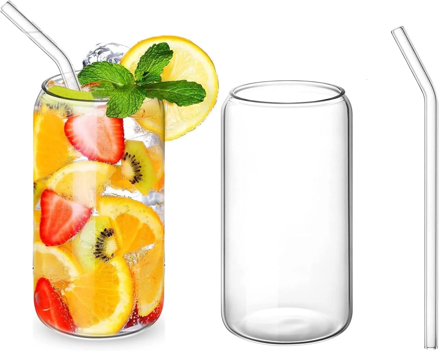 لیوان های نوشیدنی آزونه با نی شیشه ای، 1 عدد لیوان شیشه ای شفاف به شکل قوطی نوشابه، لیوان های فانتزی برای قهوه سرد، ظروف شیشه ای نوشیدنی سرد، ست لیوان آب و چای منحصر به فرد (500 میلی لیتر) لیوان های نوشیدنی آزونه با نی شیشه ای، 1 عدد لیوان شیشه ای شفاف به شکل قوطی نوشابه، لیوان های فانتزی برای قهوه سرد، ظروف شیشه ای نوشیدنی سرد، ست لیوان آب و چای منحصر به فرد (500 میلی لیتر)