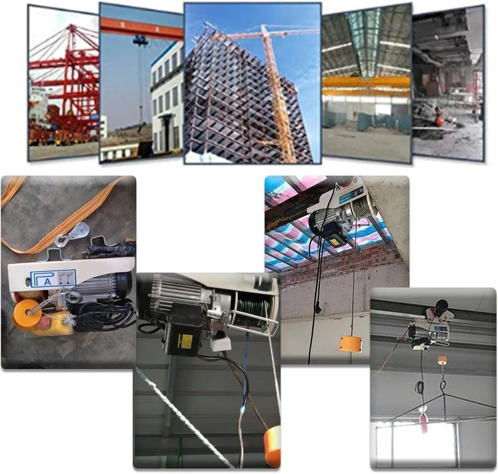 بالابر سیم بکسلی برقی جرثقیل کوچک DSFSDG 580/650W با ترولی برقی با ظرفیت بارگیری جرثقیل، دارای دکمه اضطراری ماشین اسپرت 220 ولت بالابر سیم بکسلی برقی جرثقیل کوچک DSFSDG 580/650W با ترولی برقی با ظرفیت بارگیری جرثقیل، دارای دکمه اضطراری ماشین اسپرت 220 ولت